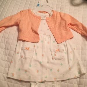 Carter’s Dress and Cardigan Set